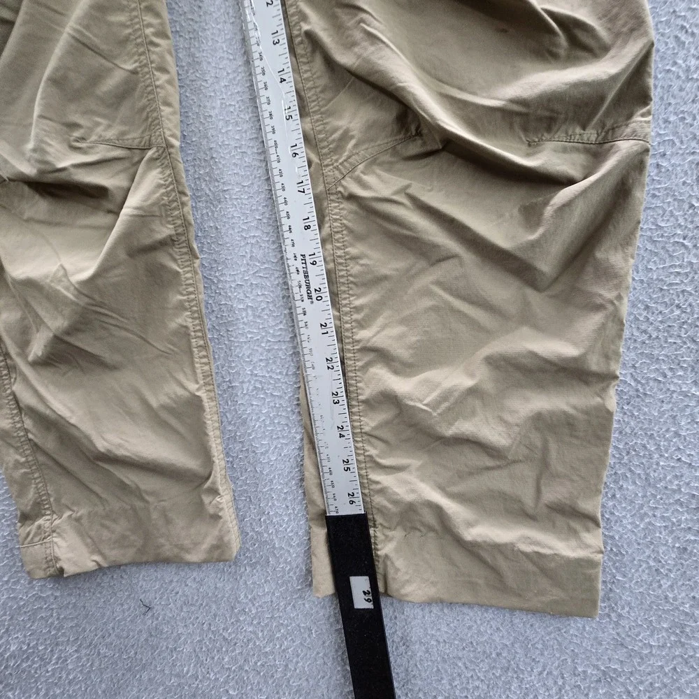 Marmot Men Activewear Pants XL Khaki Elastane Nylon Outdoor Hiking READ